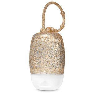 Gold Glitter PocketBac Hand Sanitizer Holder